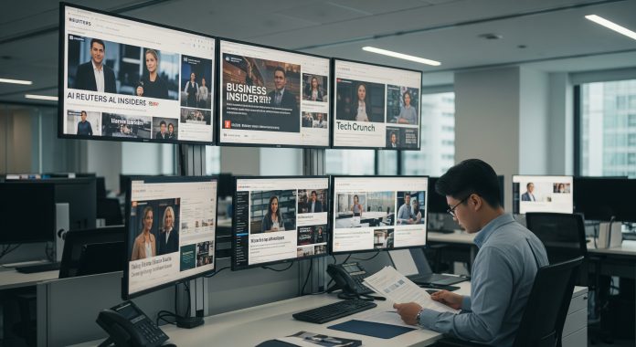 revue Une semaine d’IA sous haute tension. Guerres de puces, diplomatie technologique et startups en alerte : la presse tech ne parle pas que de code, mais de pouvoir, de rythme, et d’équilibres fragiles.